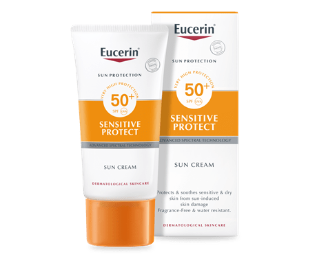 Sun Cream Sensitive Protect Spf 50 Sunscreen For Sensitive Dry